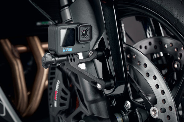 Evotech Action/Safety Cam Mudguard Mount | Yamaha Tracer 7