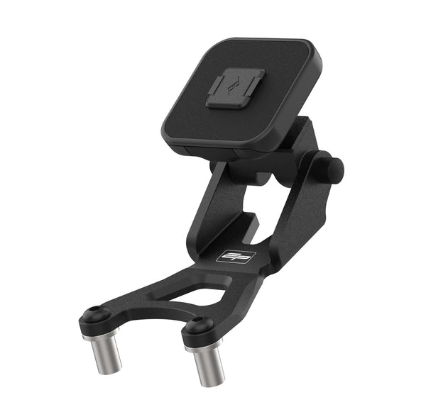 Manufactured from aluminium with a durable, black powder-coating the Evotech Sat Nav Phone Mount includes a Peak Design interface plate. The motorcycle accessory also has pivot adjustment and a model -specific design.