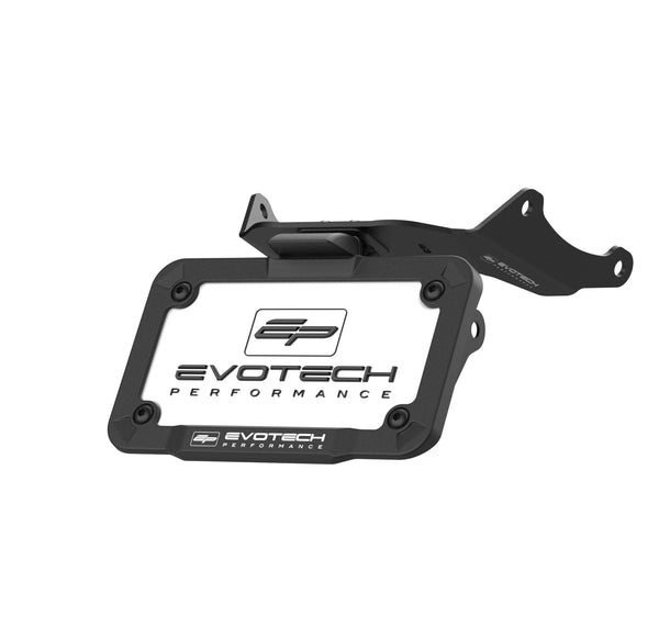 The Evotech Dynamic Tail Tidy is precision designed to precisely fit the motorcycle. The aluminium insertion plate and licence bracket are CNC-machined from aluminium and finished with a durable matt, black powder-coating and Evotech  Performance logos. The EP fender eliminator includes an angle adjustment and LED licence plate light.