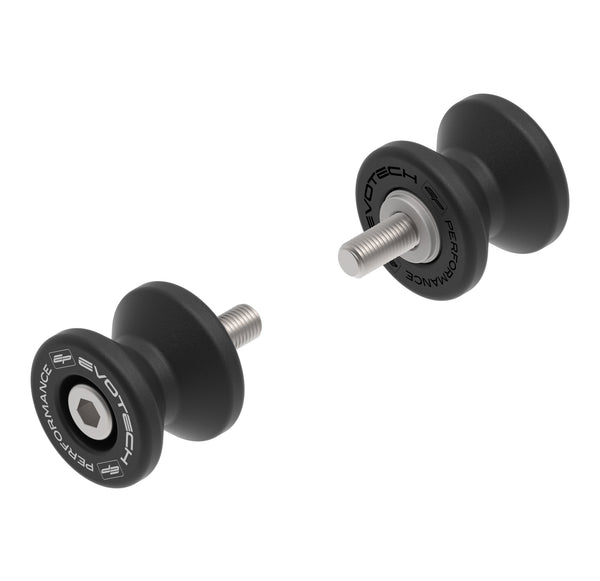 EP Paddock Stand Bobbins for the Honda CBR1000RR-R Fireblade SP Carbon Edition consist of injection-moulded nylon bobbins with an inner stainless steel bush, aluminium spacer and mounting bolt.