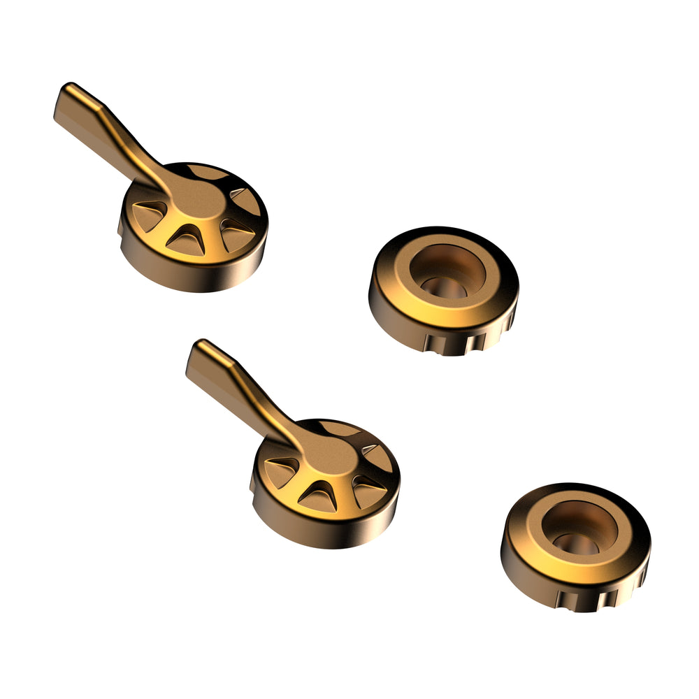 Evotech Evo Brake And Clutch Lever Gold Adjusters