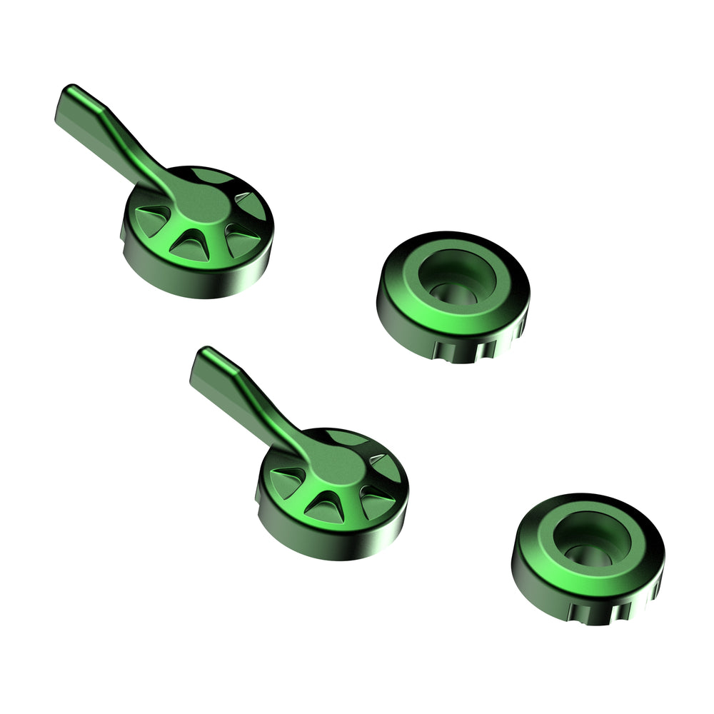 Evotech Evo Brake And Clutch Lever Green Adjusters