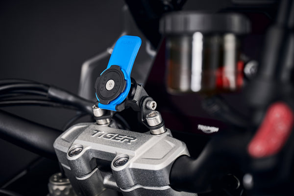 Evotech Quad Lock Compatible Handlebar Clamp Mount - Triumph Tiger