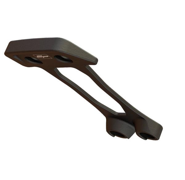 Evotech Pillion Footpeg Removal Kit is a bespoke design to ensure an accurate fit when replacing the motorcycle's original footpegs. The Evotech pillion removal bracket is CNC-machined from aluminium with a matt, black powder-coating.