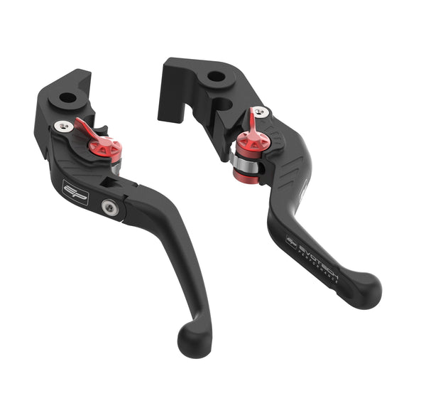 Evotech Evo Folding Clutch and Short Brake Lever set - Ducati Panigale V2 Bayliss 1st Champion 20th Anniversary  (2022+)