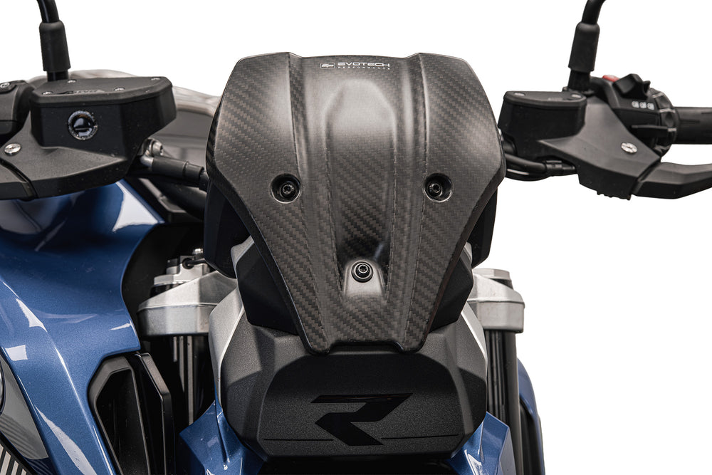Evotech Fly Screen - BMW R 1300 R Exclusive (2025+) (Carbon Fibre)