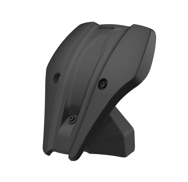 With a precision shaping for improved aerodynamics, the Evotech Fly Screen has an aluminium, powder-coated bracket, securing the black screen in place. Finished with Evotech Performance logos.