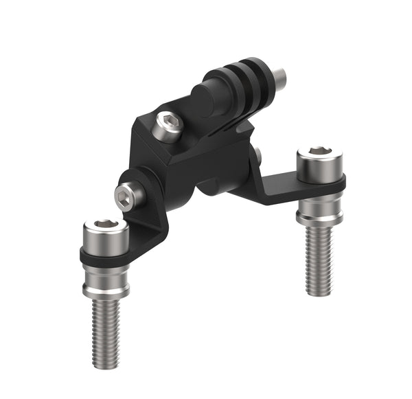 Compatible with a Beeline Moto sat nav, the Evotech Sat Nav Mount has a model-specific design to fit to the motorcycle's handlebar clamp using the stainless steel fasteners.