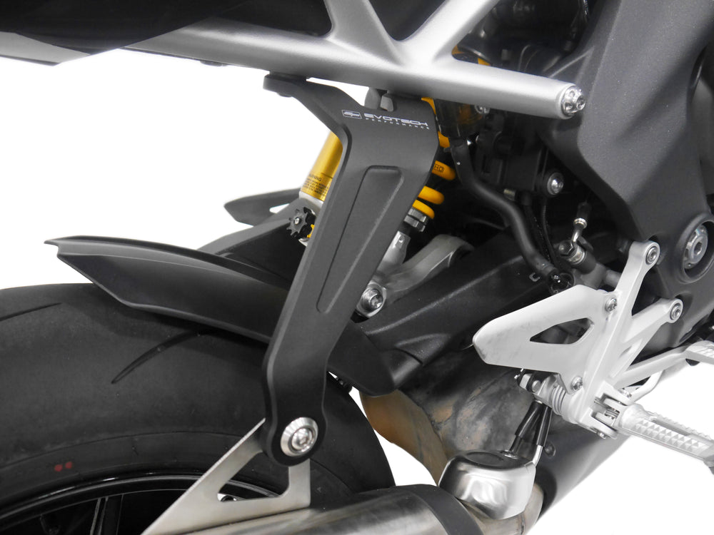 Evotech Exhaust Hanger (Black) - Triumph Speed Triple 1200 RX (2025+)