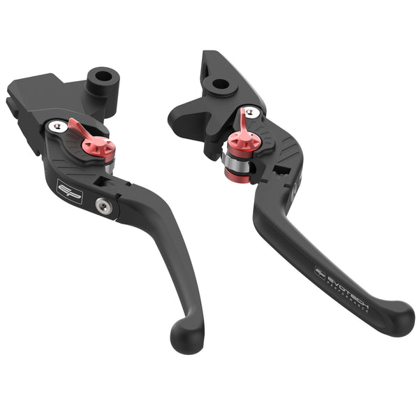 Evotech Evo Folding Clutch and Brake Lever Set - Royal Enfield Guerrilla 450 (2024+)