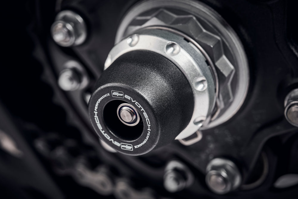 Evotech Rear Spindle Bobbins - Triumph Speed Triple 1200 RX (2025+)