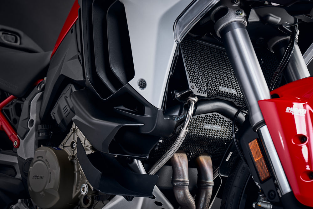 Click V4 Radiator EP Radiator Cylinder Head Guard Set | Ducati Multistrada V4 Pikes Peak ...