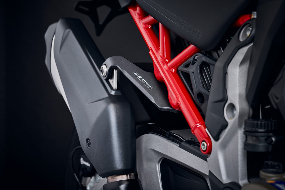 Evotech Ducati Multistrada V4 S Exhaust Hanger & Pillion Footpeg Removal Kit (2021 - 2024)