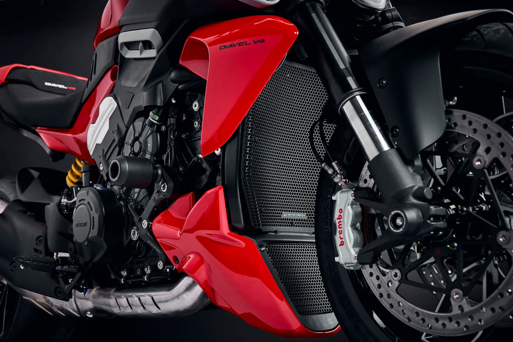 Evotech Ducati Diavel V4 Radiator and Oil Cooler Guard Set (2023+)