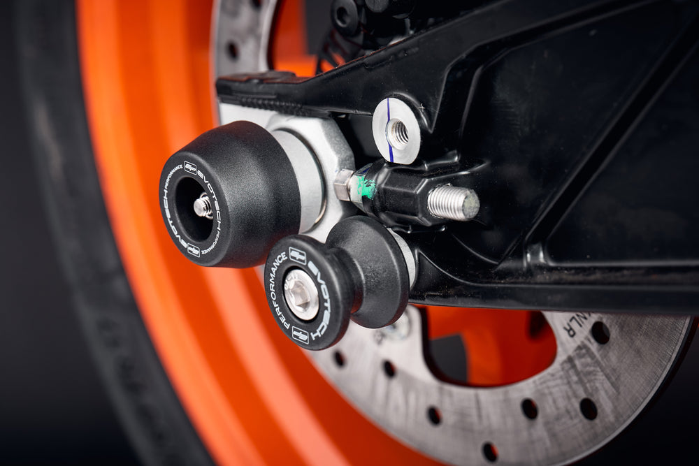 Duke 390 Rearsets EP Rear Spindle Bobbins Crash Protection| KTM 390 Duke – Evotech ...
