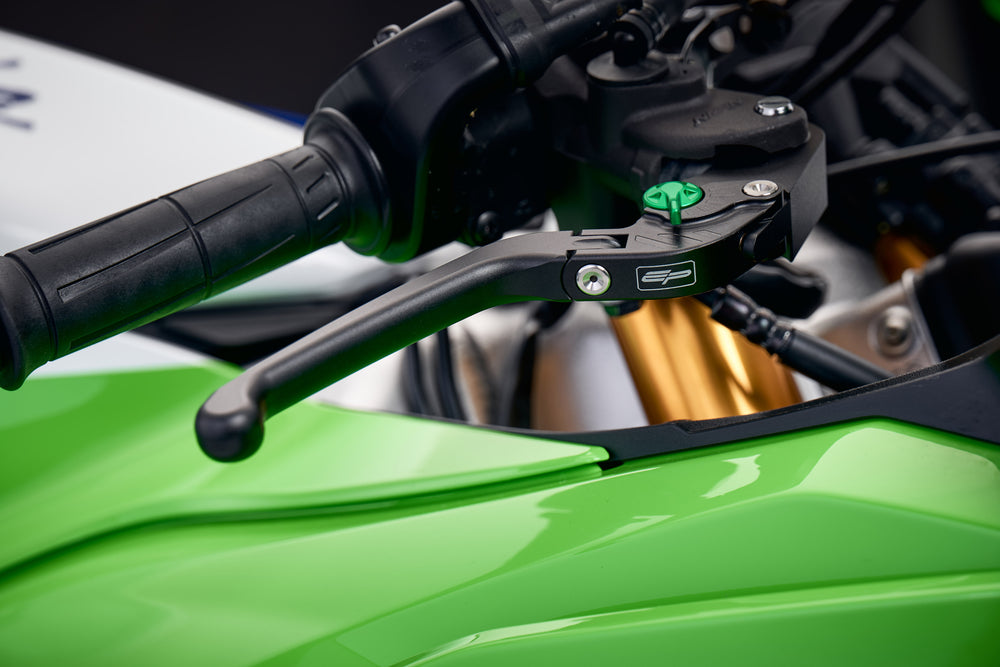 Evotech Evo Folding Clutch and Brake Lever set - Kawasaki ZX6R Performance  (2019 - 2021)