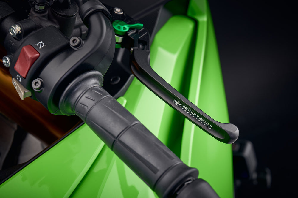 Evotech Evo Folding Clutch and Brake Lever set - Kawasaki ZX6R  (2019 - 2021)