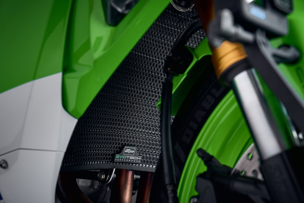 Evotech Kawasaki Ninja ZX-6R 40th Anniversary Edition Radiator Guard (2024+)