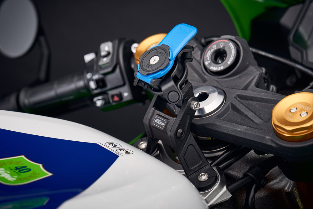 Evotech Quad Lock Compatible Mount - Kawasaki Ninja ZX-6R 40th Anniversary Edition (2024+)