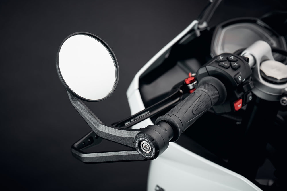 Evotech Bar End Mirrors / Brake and Clutch Protector Kit (Retro) - Triumph Trident 660 (2021 - 2024)