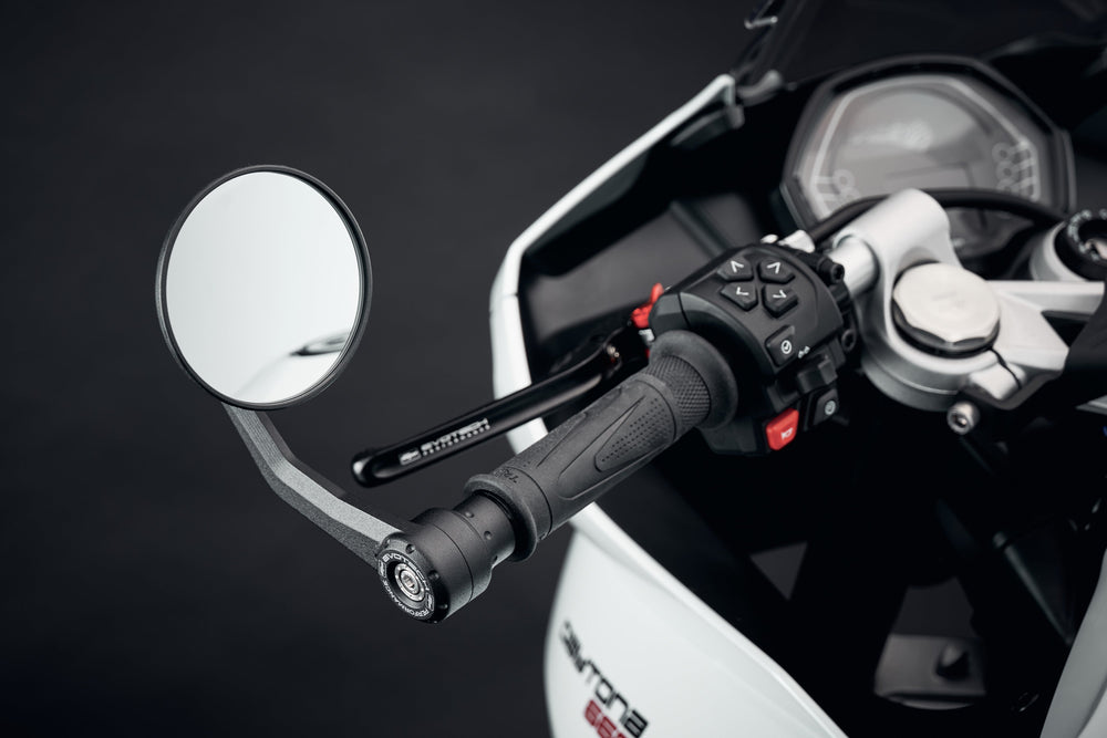 Evotech Bar End Mirrors / Brake Protector (Retro) - Triumph Trident 660 (2021 - 2024)