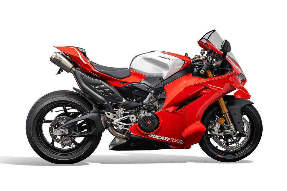 Ducati Panigale V4 S Tail Tidy (2025+) with V1 Indicators For Akrapovic Titanium Full Race Exhaust System