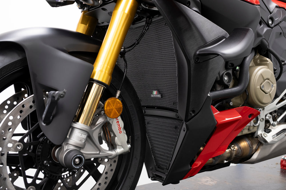 Click V4 Radiator Evotech Radiator Guard Set | Ducati Streetfighter V4 – Evotech-Performance