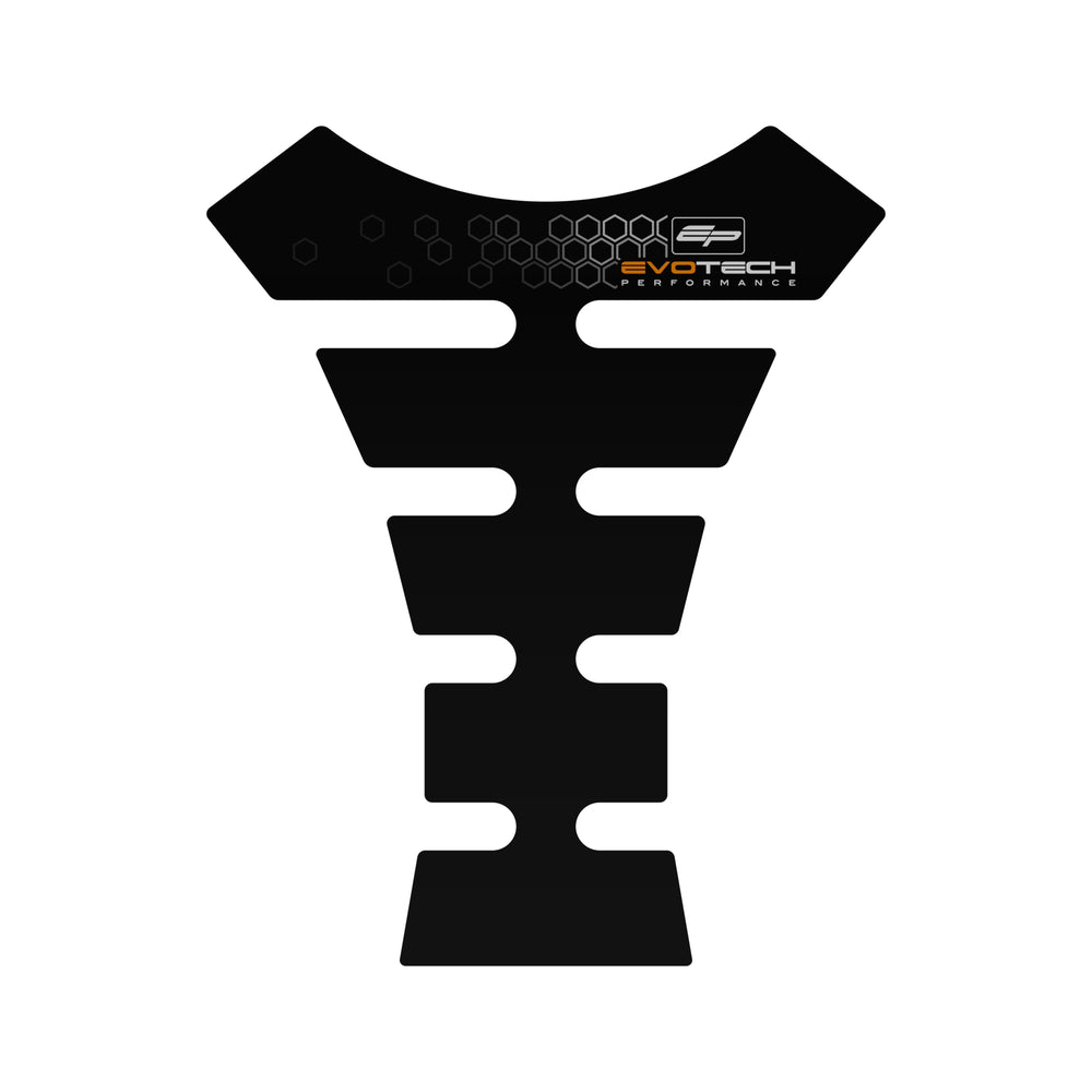 Evotech Motorcycle Fuel Tank Protector Sticker - Orange Evo Logo
