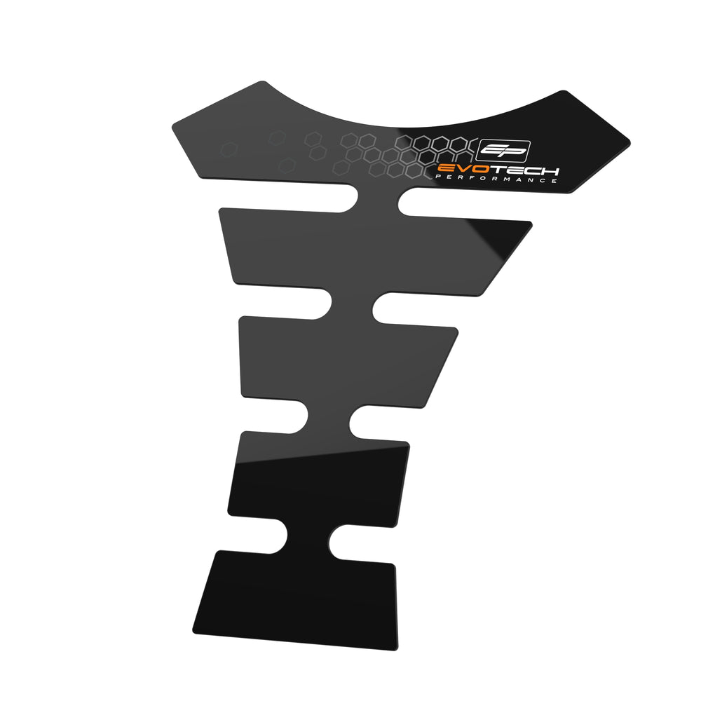 Evotech Motorcycle Fuel Tank Protector Sticker - Orange Evo Logo
