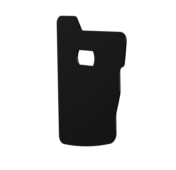 The black, flexible Evotech Rear Shock Mud Flap for the Gas Gas TXT has a bespoke design to accurately fit to the trials motorcycle.  