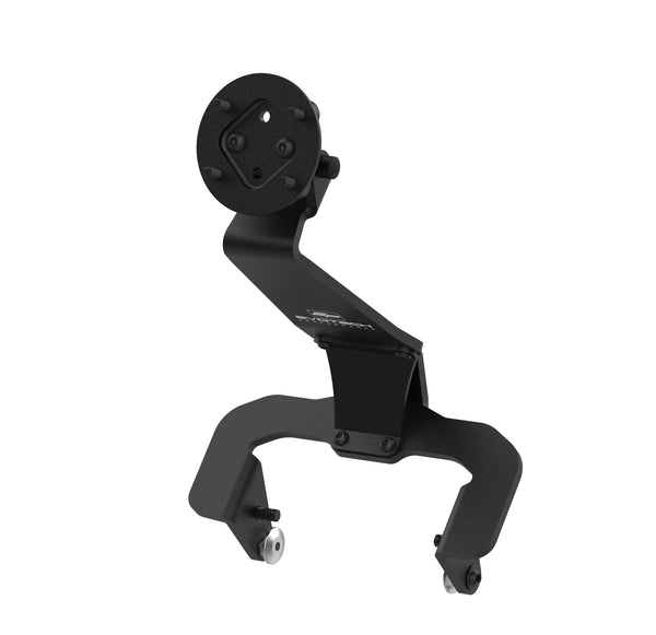 Specifically designed and shaped to accurately display a TomTom interface whilst also attaching to existing mounting points, the Evotech Sat Nav Mount is produced from aluminium with a matt, black, durable powder-coating. Stamped with the Evotech Performance logo, the motorcycle accessory has all required steel fasteners included in the kit.