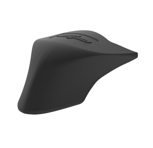 Shaped specifically for a secure fit to the motorcycle and comfort for the rider, the black TPU rubber Evotech Fuel Tank Pad has an Evotech Performance logo indented into the top.