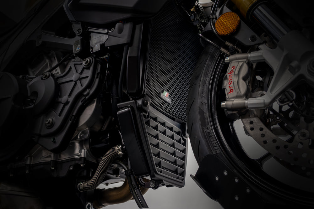 Click V4 Radiator Evotech Radiator Guard Set | Aprilia Tuono V4 – Evotech-Performance