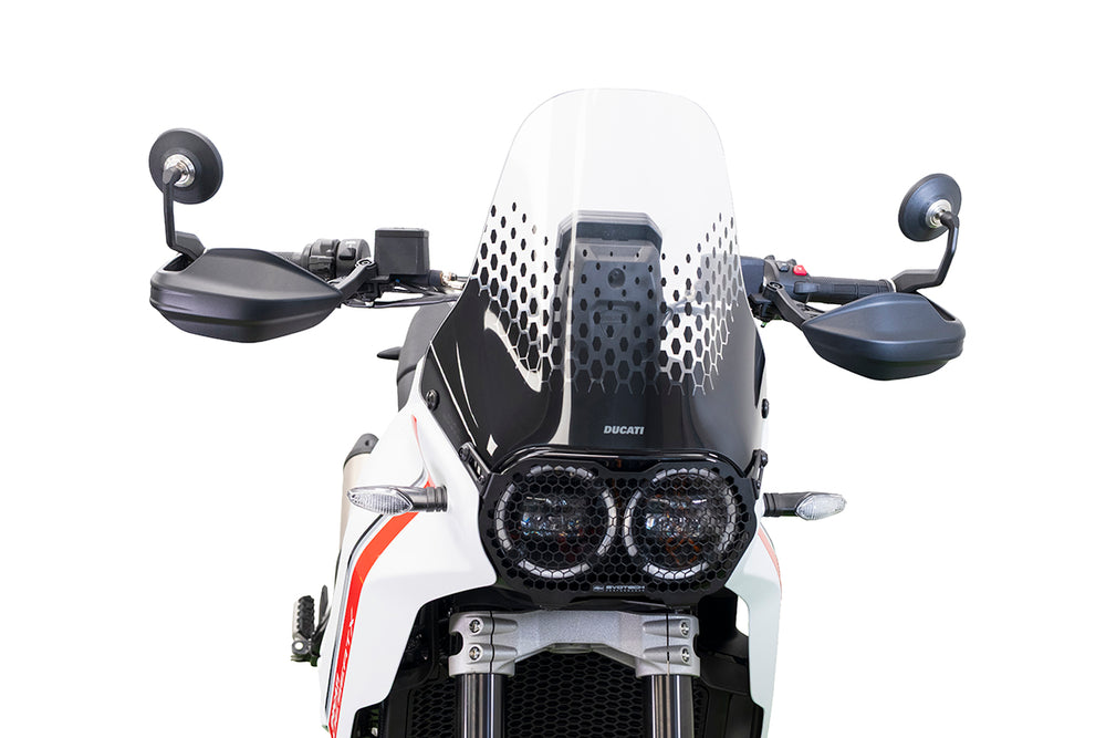 Evotech Handguard Bar End Mirrors (Retro) - Ducati DesertX Rally (2024+)