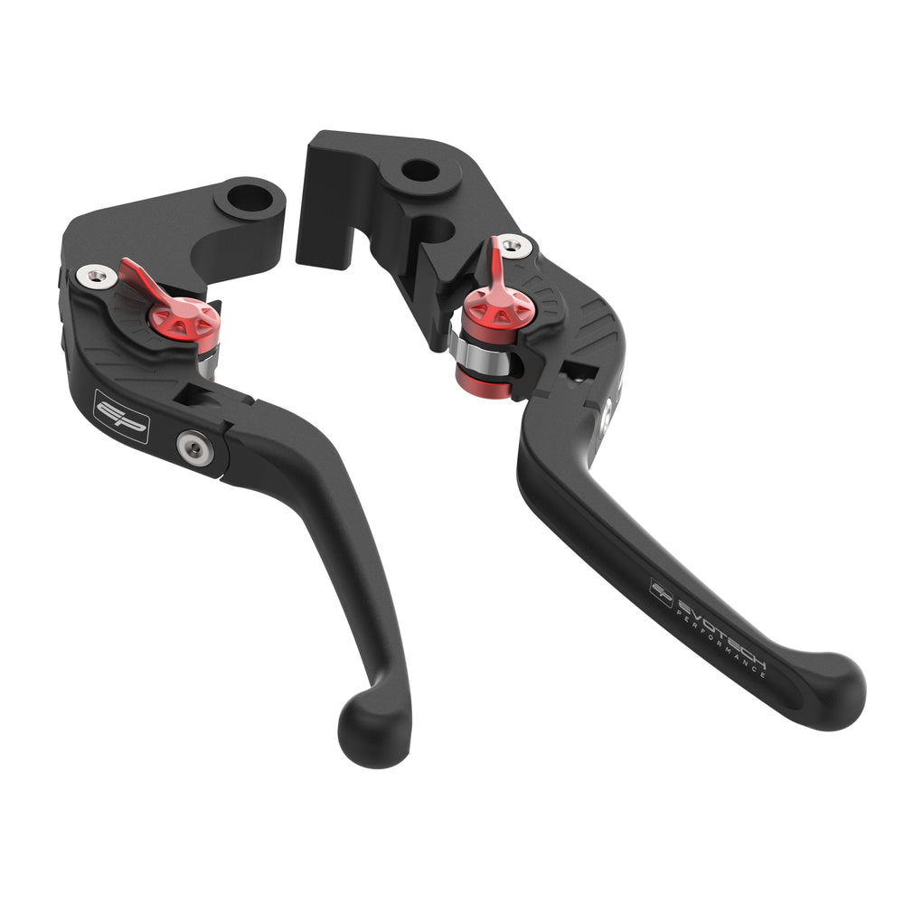 Evotech Evo Folding Clutch and Brake Lever set - Kawasaki ZX6R  (2009 - 2012)