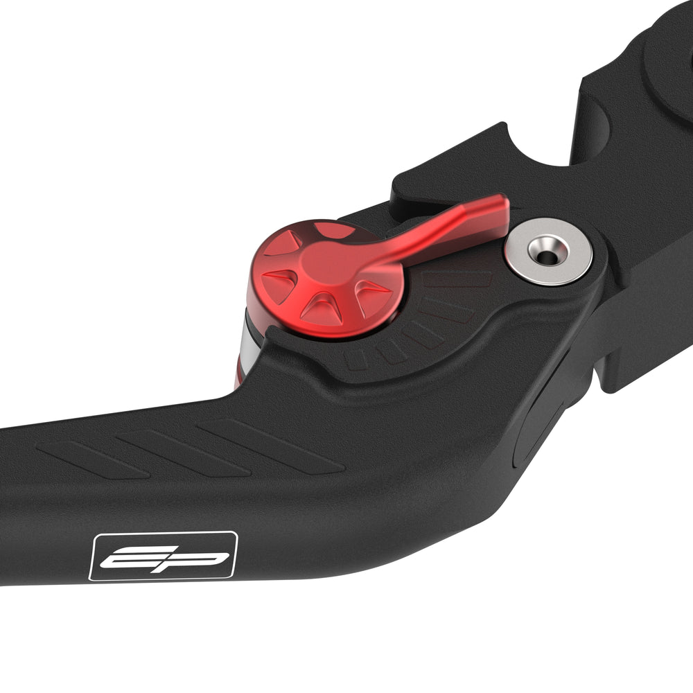 CNC Shorty Brake & Clutch Levers For Yamaha MT-07 / FZ07 (2014-2024) – Adjustable 6-Position Black Aluminum Handlebars
