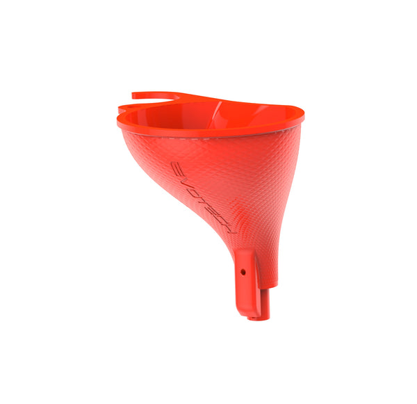 With a bespoke shaping to accurately fit to the Gas Gas trials motorcycle, the Evotech Oil Funnel has a hook for attaching to the trials motorcycle and a clear funnel shape to fit the insertion hole. An integrated air channel is also included into the design of the EP trials motorcycle accessory.