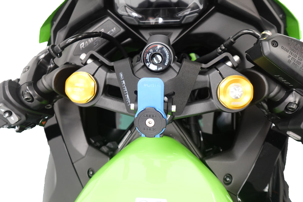 Evotech Quad Lock Sat Nav Mount - Kawasaki Ninja ZX-4RR 40th Anniversary Edition (2024+)