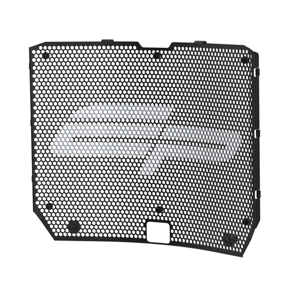 The Evotech Race Radiator Guard emulates the supplied race teams with a large EP logo. With Evotech rubber bungs and fasteners included in the kit, the EP motorcycle part has accurate fitting thanks to the custom design.