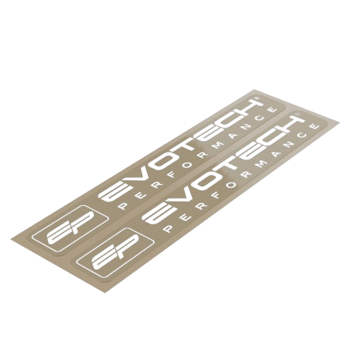 Evotech Performance Logo Sticker (White) – Evotech-Performance