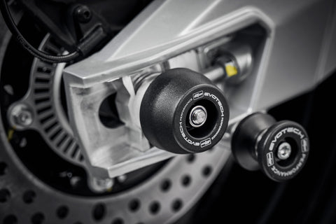 Evotech Rear Spindle Bobbins - Aprilia Tuono 660 (2021+)