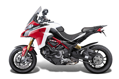 Protector De Tanque Para Ducati Multistrada 1260 Pikes Peak 2018 - Calcomanía Resina PU 3D, Fabricado En Italia