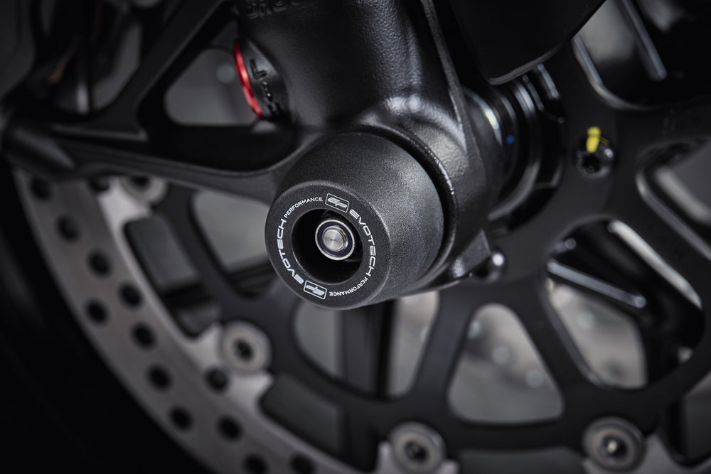 Evotech Front Spindle Bobbins - Ducati Panigale V2 Bayliss 1st Champion 20th Anniversary (2022 - 2024)