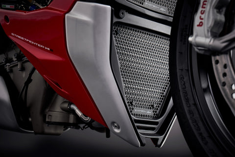 Evotech Ducati Streetfighter V4 Radiator Guard Set (2020+)