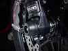 The seamless fit of EP nylon bobbin to the front fork of the Ducati Hypermotard 821.