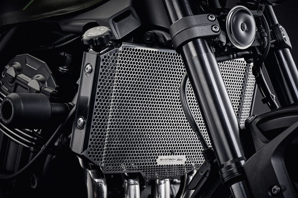 Z900 Radiator Guard Evotech Kawasaki Z900RS Radiator Guard (2018 - 2020) (Stainless Steel ...