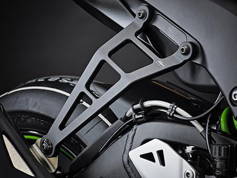 Evotech Kawasaki Ninja ZX-10R 40th Anniversary Edition Exhaust Hanger & Pillion Footpeg Removal Kit (2024+)