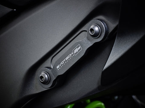 Evotech Kawasaki ZX-10R Performance Exhaust Hanger & Pillion Footpeg Removal Kit (2019-2020)