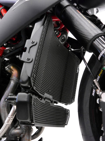 EP Radiator and Oil Cooler Guard installed on the MV Agusta Brutale 800