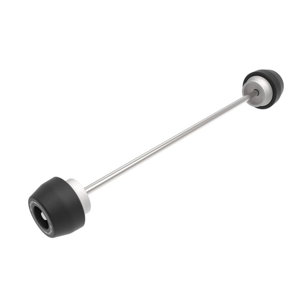 EP Front Spindle Bobbins for the Triumph Tiger 1200 GT Pro is crash protection for the front motorcycle spindle made of injection-moulded nylon crash sliders, supported with aluminium inners and secured by a stainless steel spindle rod.
